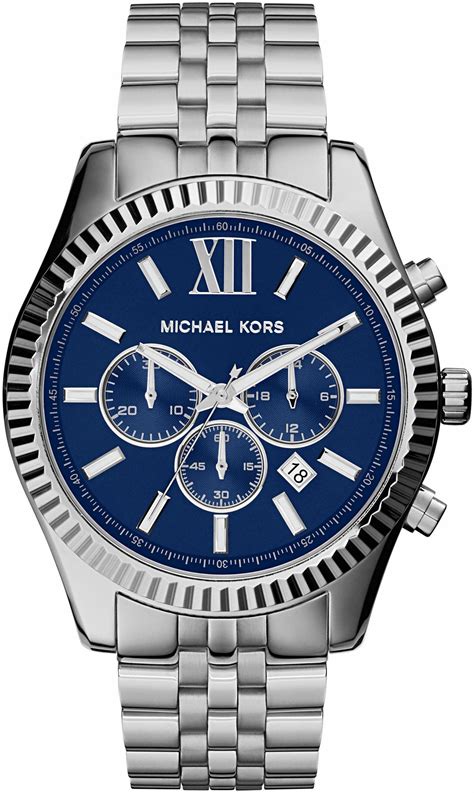 michael kors uhren blau|michael kors uhren herren.